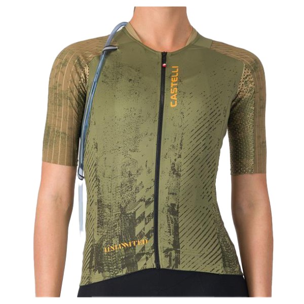 Castelli Unlimited Pro 2 Jersey Radtrikot Damen (Gr M |oliv)