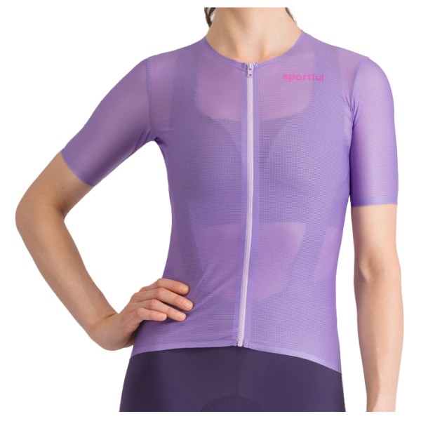 Radtrikots kurzar Sportful Light 2 Jersey Damen (Gr XXL |lila)