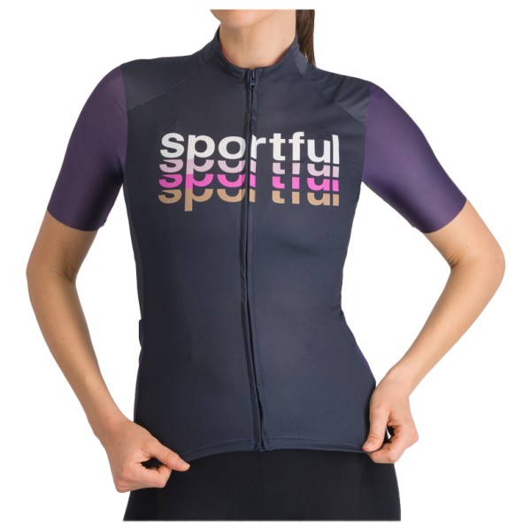 Sportful Supergiara Logo 2 Jersey Radtrikot Women (Gr M |blau)
