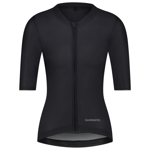 Shimano Piuma Short Sleeves Jersey Radtrikot Damen (Gr XL |schwarz)