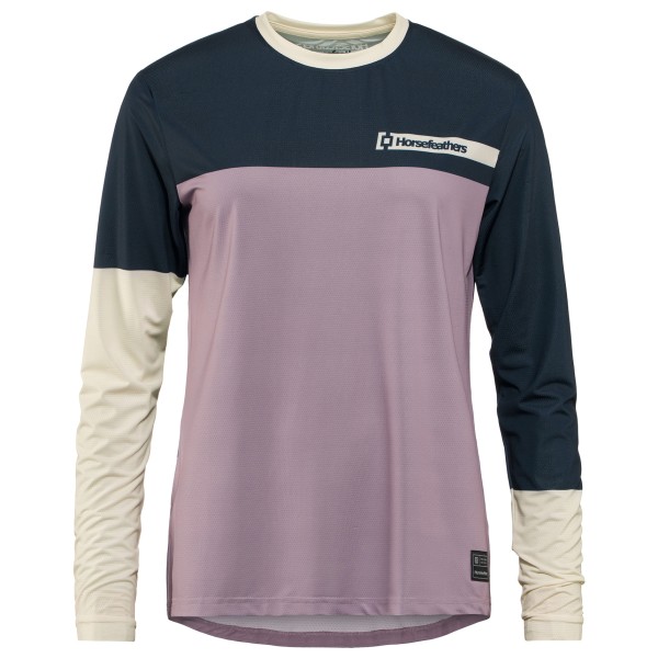 Horsefeathers Quantum L/S Bike Jersey Radtrikot Damen (Gr S |rosa)