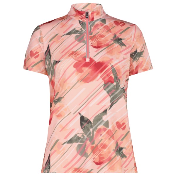 CMP T-Shirt Free Bike AOP Radtrikot Damen (Gr 40 |rosa)