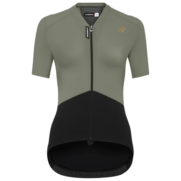 Radtrikots kurzar ASSOS Uma GTV Jersey S11 Damen (Gr S |schwarz/oliv)