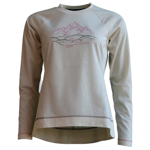 Radtrikots langar Zimtstern PureFlowz Eco Shirt L/S Damen (Gr S |grau)