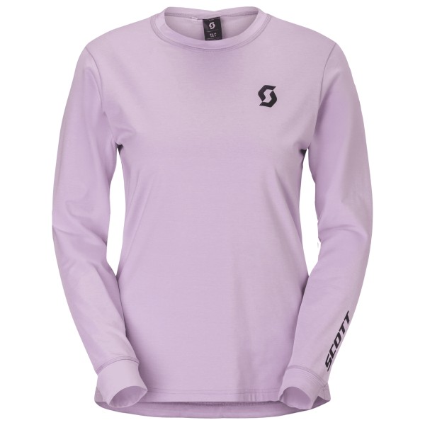 Scott - Women's Tee Vertic Pro Mid L/S - Velotrikot Gr S lila