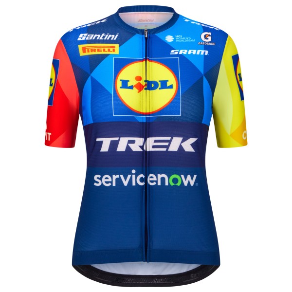 Santini - Women's Lidl Trek Jersey - Radtrikot Gr S blau