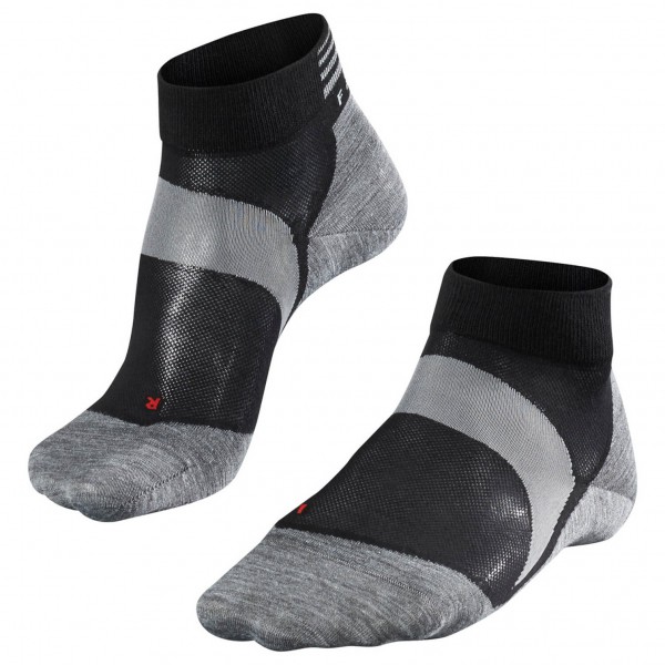 Image of Falke - Falke BC6 - Velosocken Gr 39-41;44-45;46-48 grau/schwarz
