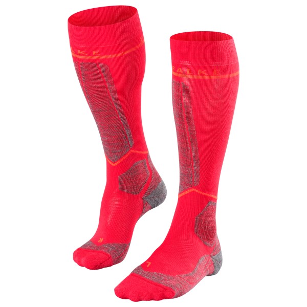 Falke - Women's SK Energy - Kompressionssocken Gr 39-42 - W2: Calf 36-40 cm rot