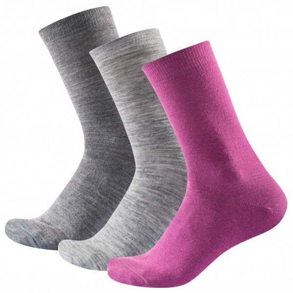 Image of Devold - Daily Light Woman Sock 3-Pack - Multifunktionssocken Gr 36-40 grau