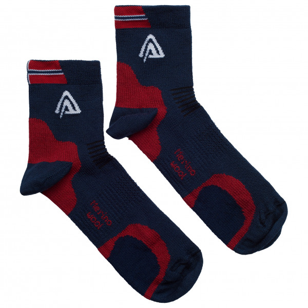 Image of Aclima - Running Socks 2-Pack - Merinosocken Gr 32-35 blau
