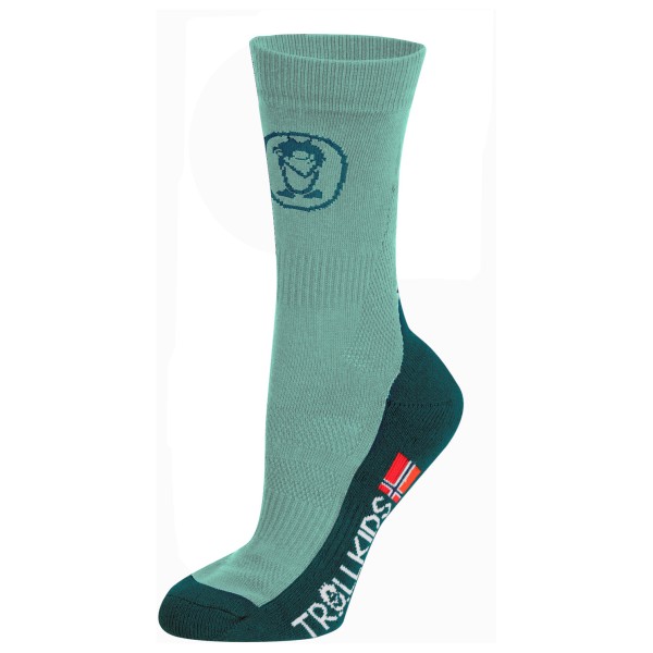 Image of Trollkids - Kids Trekking Mid Cut Socks II - Wandersocken Gr 27-30 türkis
