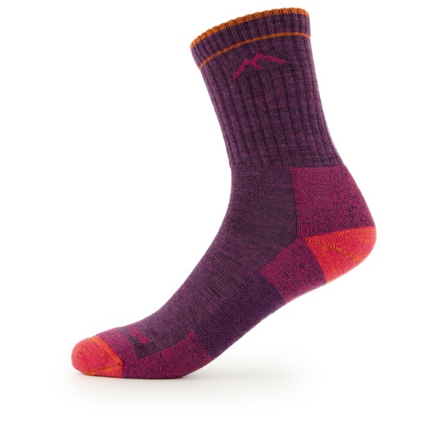 Image of Darn Tough - Women"s Hiker Micro Crew Midweight With Cushion - Wandersocken Gr L;M;S braun;grau;lila;türkis'