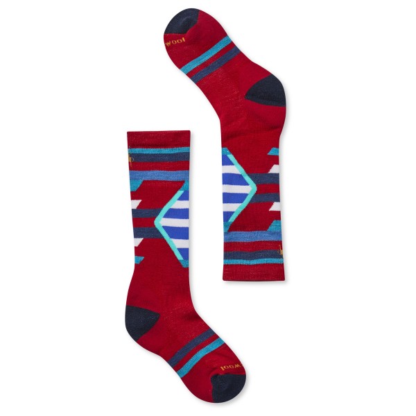 Image of Smartwool - Kid's Ski Racer - Skisocken Gr S blau;rot bei Bergfreunde.ch - der Outdoor Shop