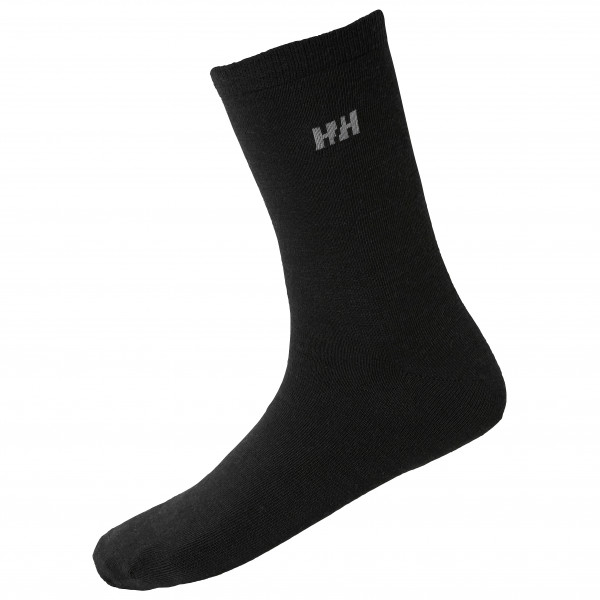 Image of Helly Hansen - Everyday Wool Sock 2-Pack - Multifunktionssocken Gr 36-38 schwarz