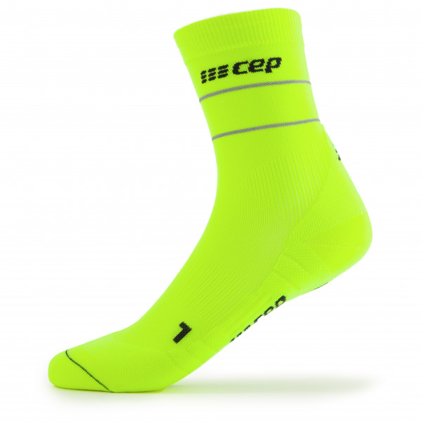 Image of CEP - Women"s Reflective Mid Cut Socks - Laufsocken Gr III grün'