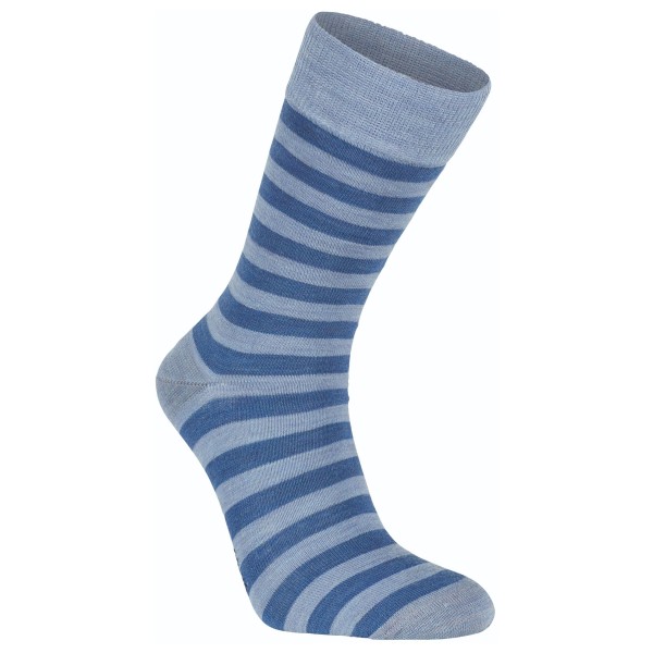 Ivanhoe of Sweden Wool Sock Stripe Merinosocken (Gr 35-38 |grau/blau)