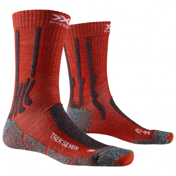 Image of X-Socks - Trek Silver - Wandersocken Gr 39-41 schwarz bei Bergfreunde.ch - der Outdoor Shop