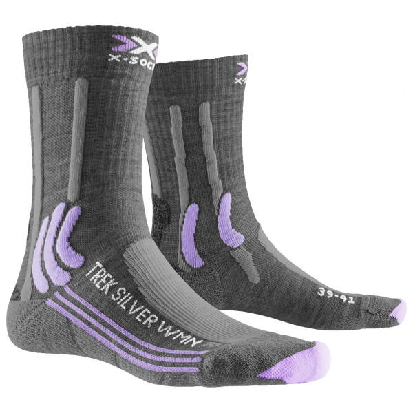 Image of X-Socks - Women's Trek Silver - Wandersocken Gr 41/42 grau bei Bergfreunde.ch - der Outdoor Shop