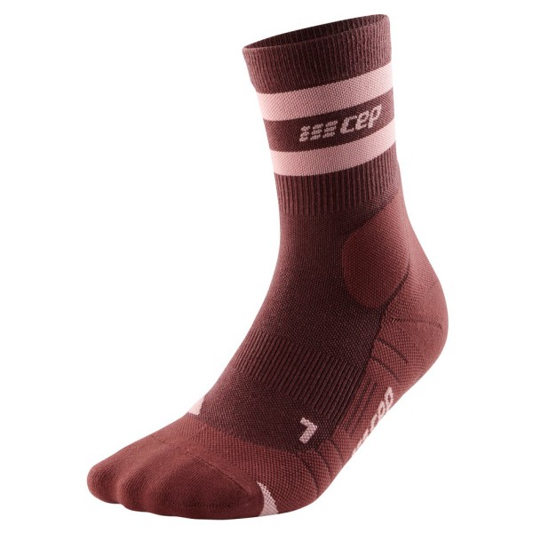 Image of CEP - Women"s Hiking Merino Mid-Cut Socks - Kompressionssocken Gr II rot/braun'