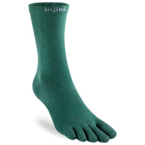 Image of Injinji - Liner Crew - Multifunktionssocken Gr M grün