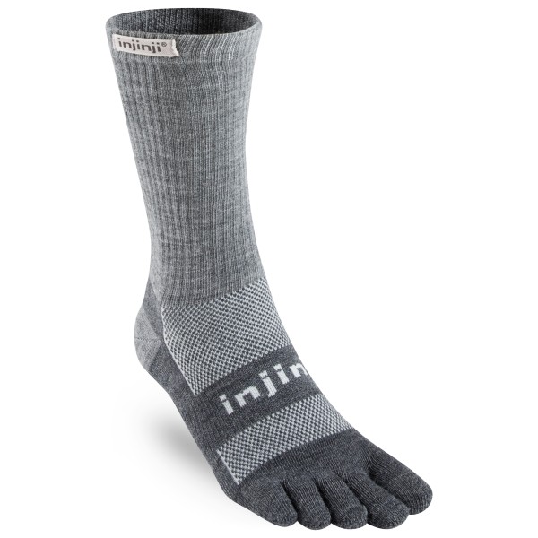 Image of Injinji - Outdoor Midweight Crew Nüwool - Wandersocken Gr M;XL grau;lila bei Bergfreunde.ch - der Outdoor Shop