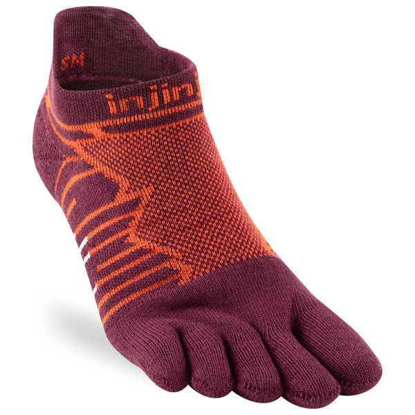Injinji Run Technical No Show Laufsocken (Gr 44,5-47 |rot)