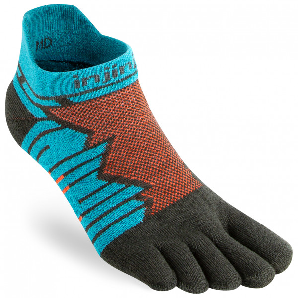 Image of Injinji - Run Technical No Show - Laufsocken Gr L;M;S;XL schwarz