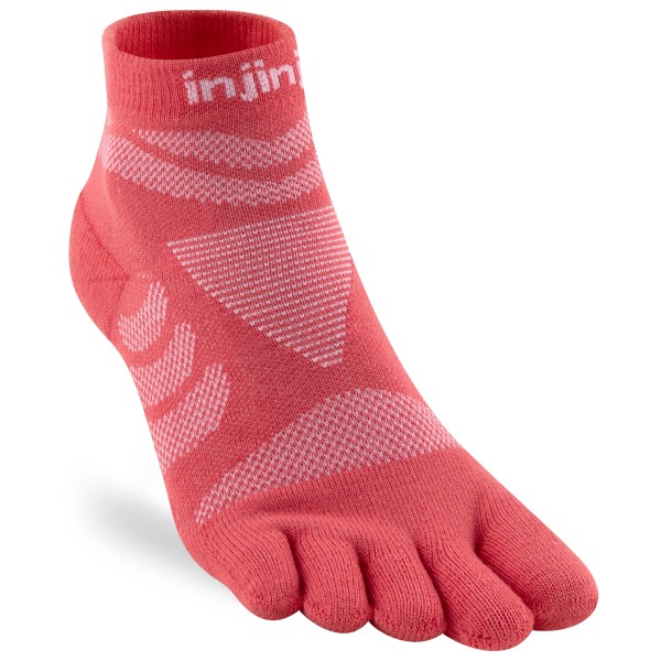 Injinji – Women’s Run Technical Mini-Crew – Hardloopsokken maat , / Rood
