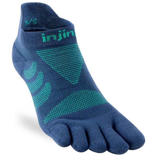 Injinji Run Technical No-Show Laufsocken Women (Gr 35-40 |blau)