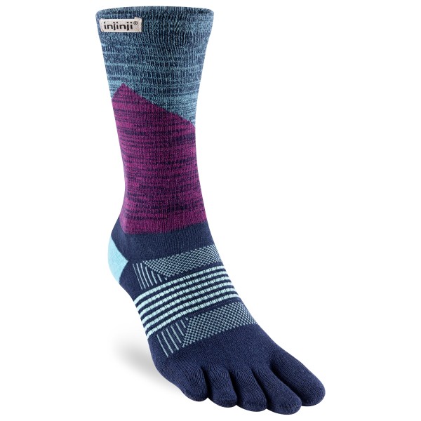 Wandersocken Injinji Trail Midweight Crew Damen (Gr 35-40 |blau)
