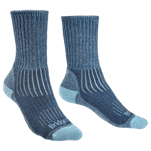 Image of Bridgedale - Women's Hike Midweight Merino Comfort - Wandersocken Gr L;M;S beige;blau bei Bergfreunde.ch - der Outdoor Shop