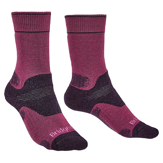 Image of Bridgedale - Women's Hike Midweight Merino Performance - Wandersocken Gr L;M;S blau;lila bei Bergfreunde.ch - der Outdoor Shop
