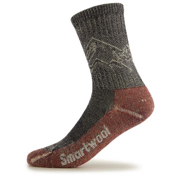 Image of Smartwool - Classic Hike Light Cushion Mountain Pattern Crew - Wandersocken Gr L;M;XL bunt;grau bei Bergfreunde.ch - der Outdoor Shop