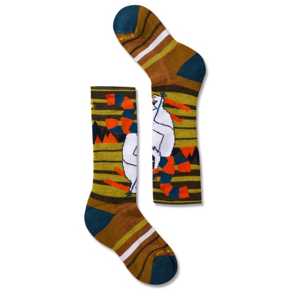 Image of Smartwool - Kid's Wintersport Full Cushion Yeti Pattern OTC - Skisocken Gr L;S;XS bunt bei Bergfreunde.ch - der Outdoor Shop