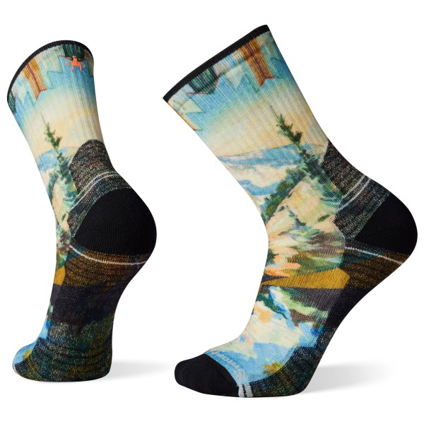 Image of Smartwool - Performance Hike Light Cushion Mountain Print Crew - Wandersocken Gr L schwarz bei Bergfreunde.ch - der Outdoor Shop