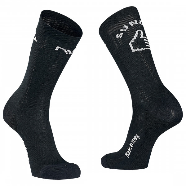 Image of Northwave - Sunday Monday High Sock - Velosocken Gr L schwarz