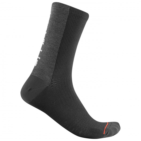 Image of Castelli - Bandito Wool 18 Sock - Velosocken Gr L/XL schwarz/grau bei Bergfreunde.ch - der Outdoor Shop