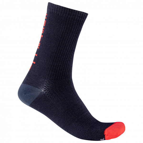 Image of Castelli - Bandito Wool 18 Sock - Velosocken Gr L/XL;S/M;XXL blau;schwarz/grau bei Bergfreunde.ch - der Outdoor Shop