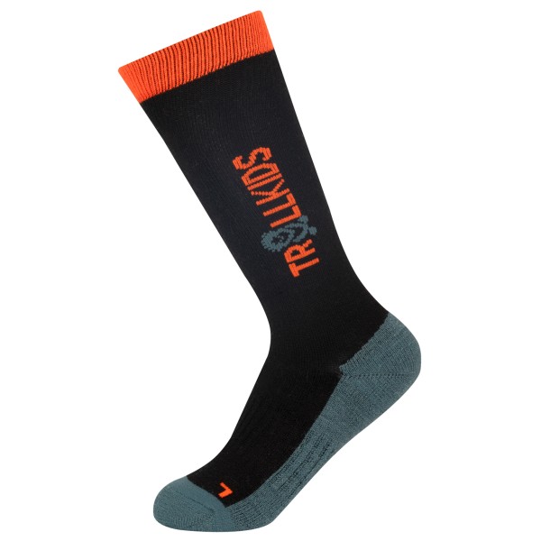 Trollkids Kid’s Ski Socks Skisokken Zwart