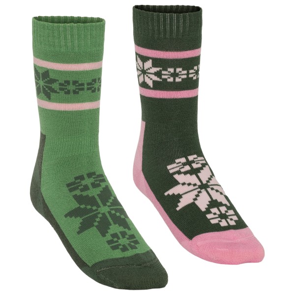 Kari Traa Women’s Rusa Sock 2-Pack Wintersokken Groen