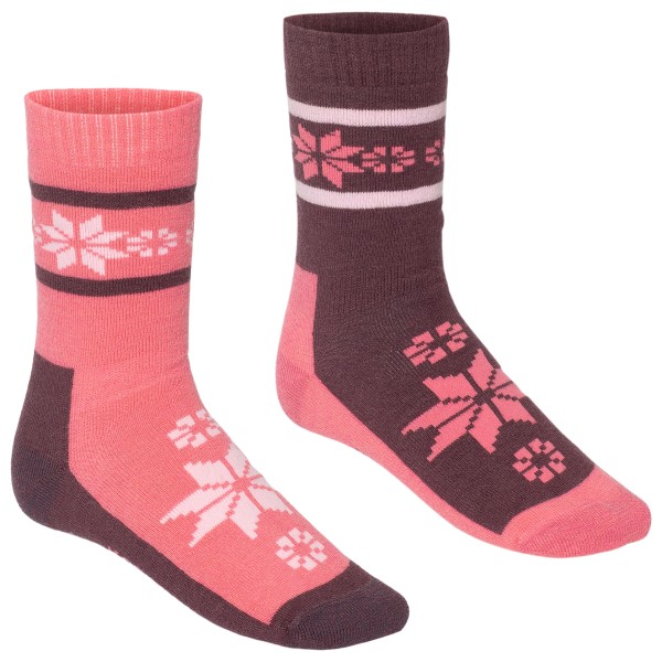 Kari Traa Women’s Rusa Sock 2-Pack Wintersokken Roze