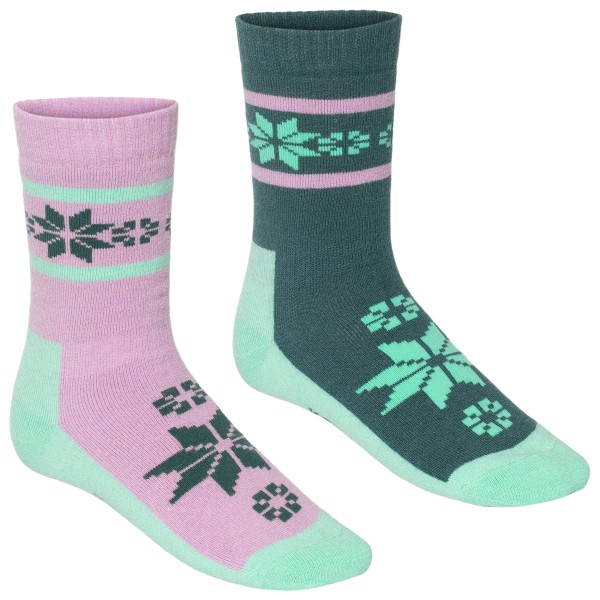 Kari Traa Women’s Rusa Sock 2-Pack Wintersokken meerkleurig Multicolor