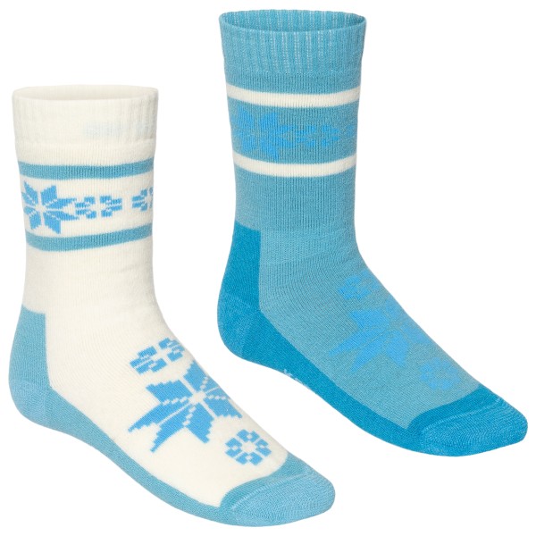 Kari Traa Women’s Rusa Sock 2-Pack Wintersokken Blauw