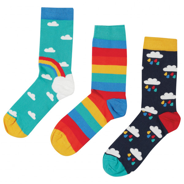 Image of Frugi - Kid's Rock My Socks 3 Pack - Multifunktionssocken Gr 13K-2 - EU: 31-34 bunt bei Bergfreunde.ch - der Outdoor Shop
