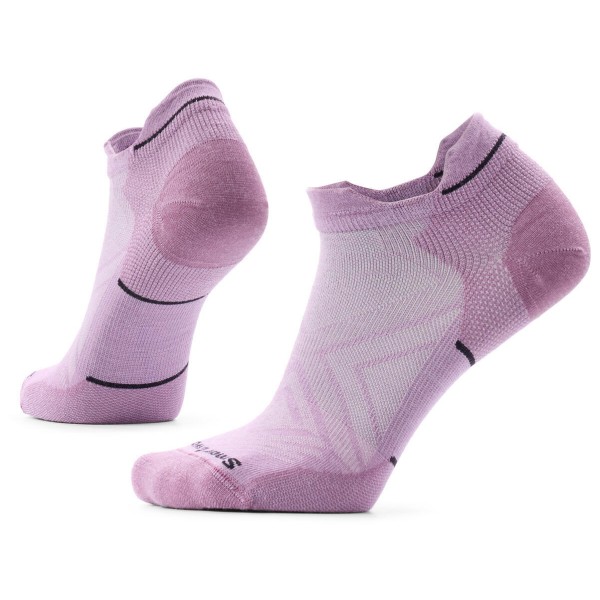 Smartwool Women’s Run Zero Cushion Low Ankle Hardloopsokken /purper Roze