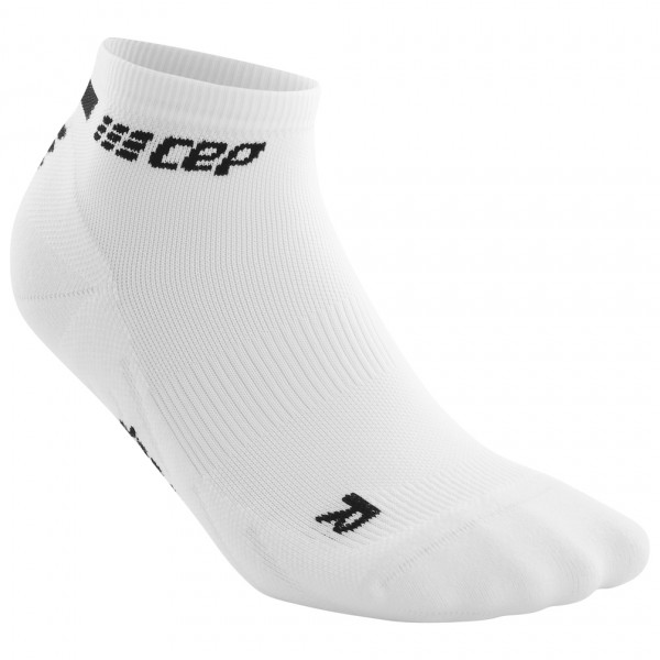 Image of CEP - The Run Socks Low Cut - Laufsocken Gr III grau/weiß