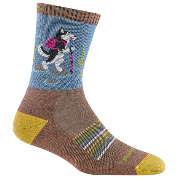 Image of Darn Tough - Women"s Critter Club Micro Crew Light w/ Cushion - Wandersocken Gr L braun'