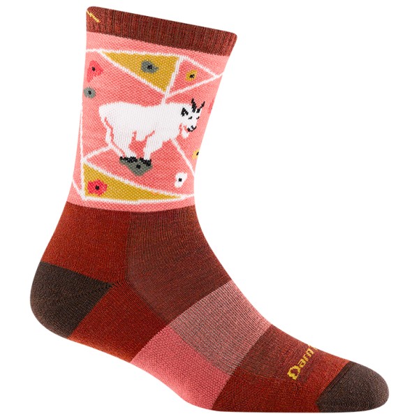 Image of Darn Tough - Women"s Critter Club Micro Crew Light w/ Cushion - Wandersocken Gr L rot'