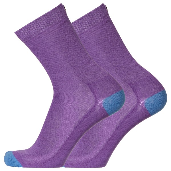 Image of UphillSport - Teijo Hiking & Walking 3-Layer Liner L3 w/ Merino - Wandersocken Gr 43-46 lila