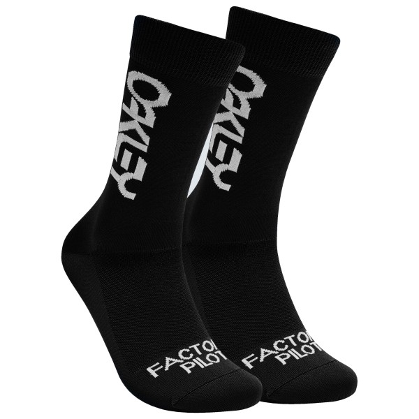 Image of Oakley - Factory Pilot MTB Socks - Velosocken Gr M;S blau/grau;schwarz bei Bergfreunde.ch - der Outdoor Shop